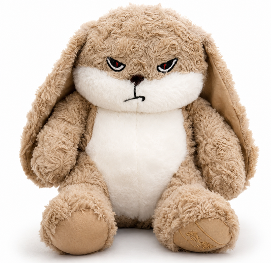 Peluche de Conejo Enojado